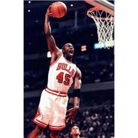 Michael Jordan (Mitchell/Ness)-(Bulls)-(No.45)-(White/Red)-(XL)-(New)-$100.00 - Picture 4 of 9